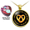 To My Wife I Love You Necklace with a Heart-Shaped Gift Box Anniversary / Birthday Gift