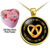 To My Wife I Love You Necklace with a Heart-Shaped Gift Box Anniversary / Birthday Gift