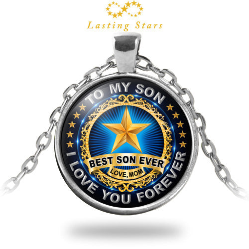 To My Son Best Son Ever Necklace I Love You Forever Necklace Gift from Mom